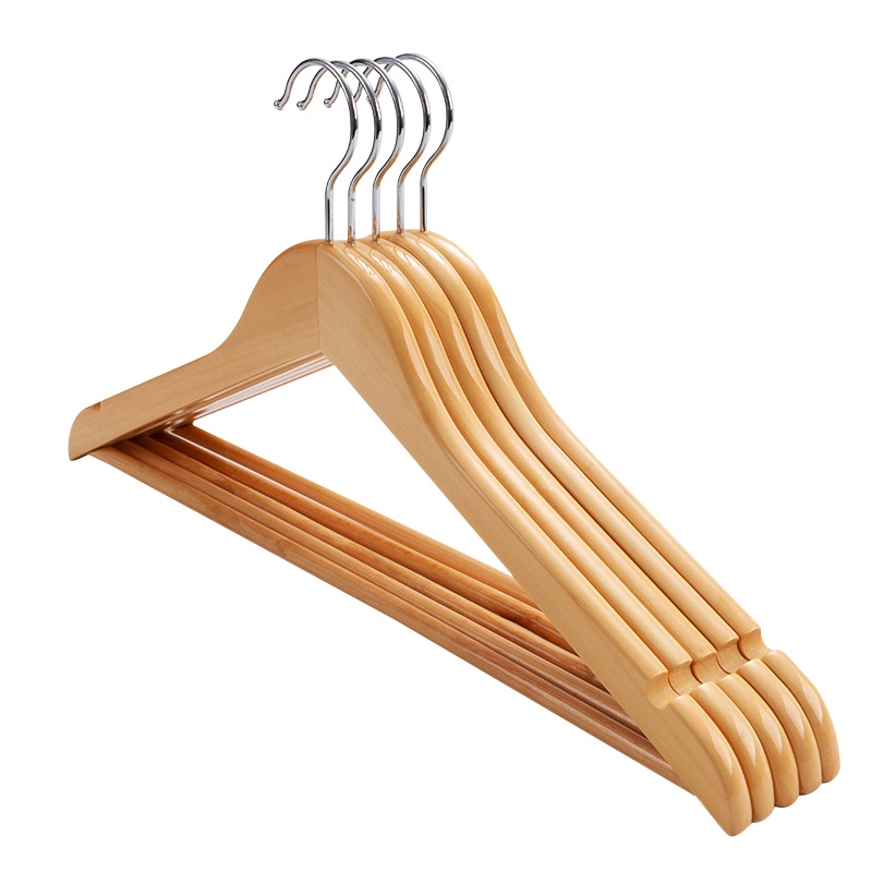 梦商 实木衣架 晾衣架 木质衣架 44.5*25cm 1个装