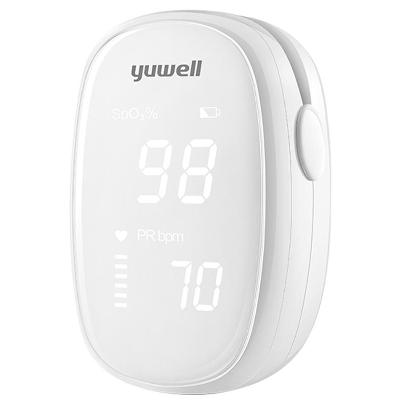 鱼跃指夹血氧仪YX102脉搏监测仪升级血氧饱和度通用检测仪指夹式医用级(白色/黑色随机发货)