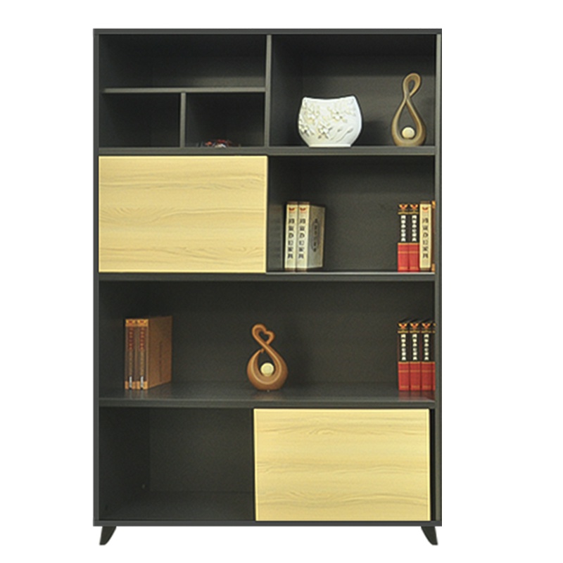 鸿业盛大FSH90-0698办公柜文件柜木质资料柜书柜储物柜带门收纳柜落地柜办公桌配套书柜1200L*400W*1800