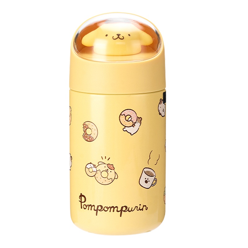 名创优品(miniso) 三丽鸥公仔迷你保温杯可爱少女心ins小巧杯子茶具280mL(黄色)