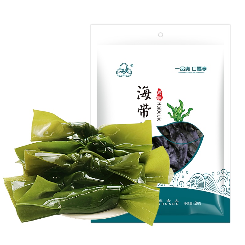 一品爽 海带结50g 海产干货 干海带 海带干货 煲汤炖菜 火锅食材