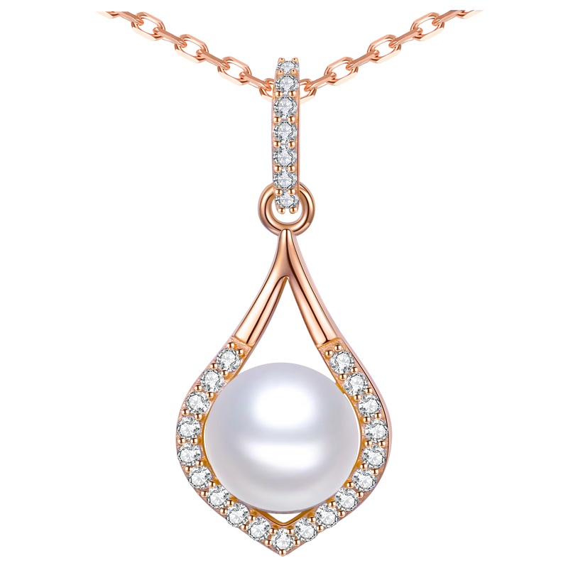 佰色传情(BRIR)淡水珍珠项链S925纯银简约百搭吊坠韩版