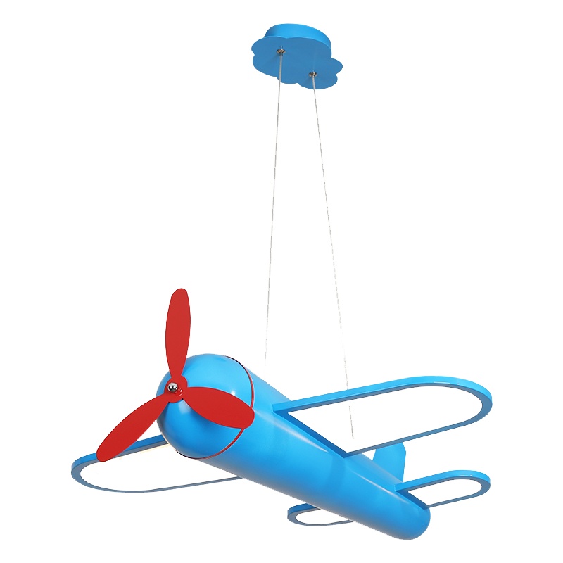七只蚂蚁 儿童灯简约现代吸顶灯LED铁艺儿童灯 飞机灯儿童房灯男孩女孩卧室北欧吊灯护眼卡通灯简约现代创意灯具DG