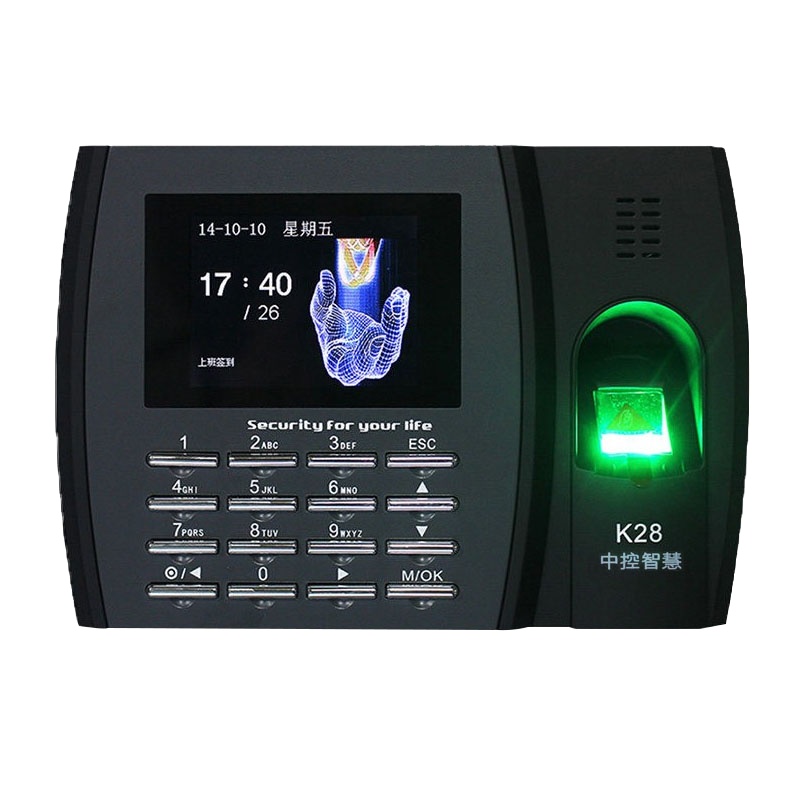ZKTeco熵基K28指纹考勤机指纹打卡机指纹机U盘下载