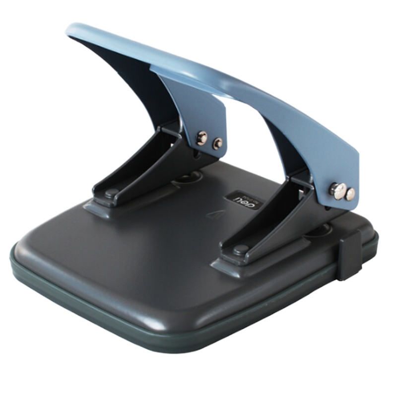 得力(deli)0104双孔打孔机打孔器可打35页可打2个孔单只装