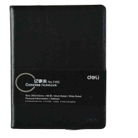 得力(deli)3162商务皮面本6本 25K/98页 记事本 扣皮面笔记本 日记本子 办公用品 笔记本/记事本