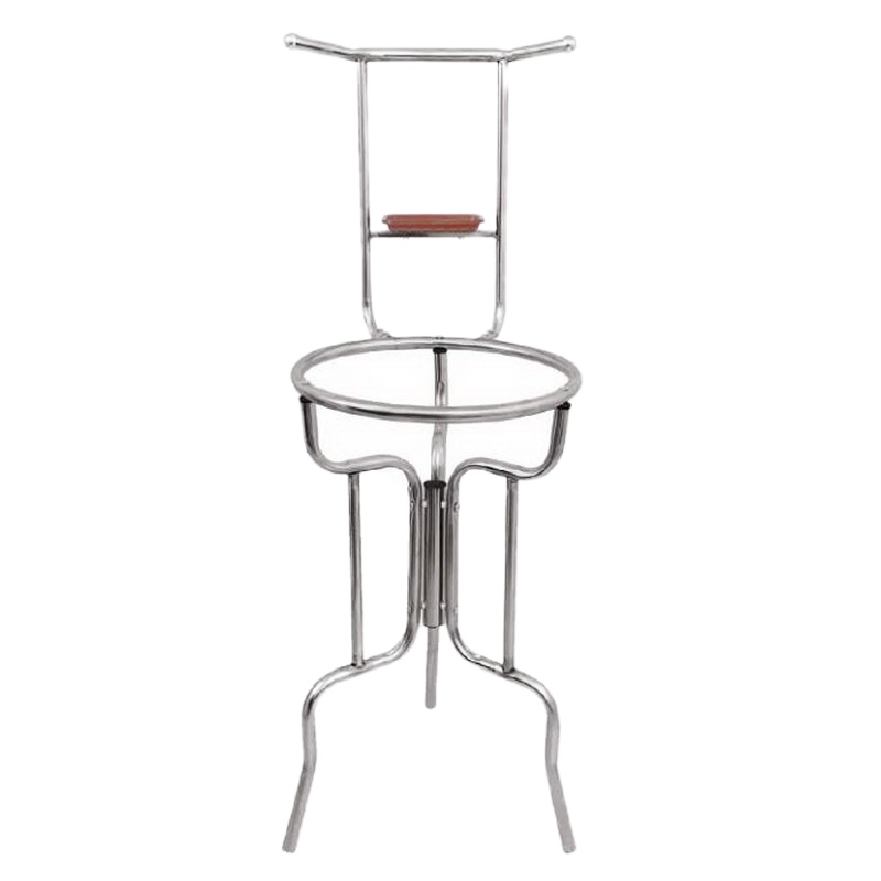 鑫缇乐 锈钢脸盆架简易洗脸架子落地三角架卫生间置物架 单位:个 银色