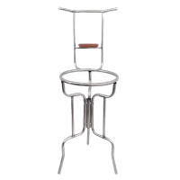 鑫缇乐 锈钢脸盆架简易洗脸架子落地三角架卫生间置物架 单位:个 银色