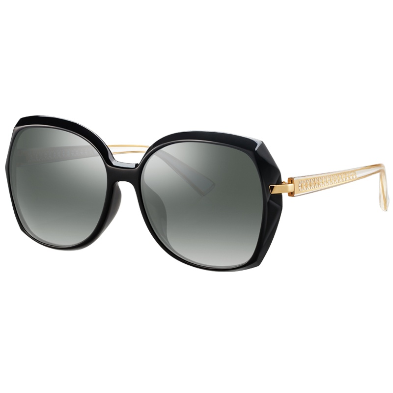 BOLON暴龙新款金属蝶形偏光太阳镜女潮流时尚墨镜个性眼镜BL5021