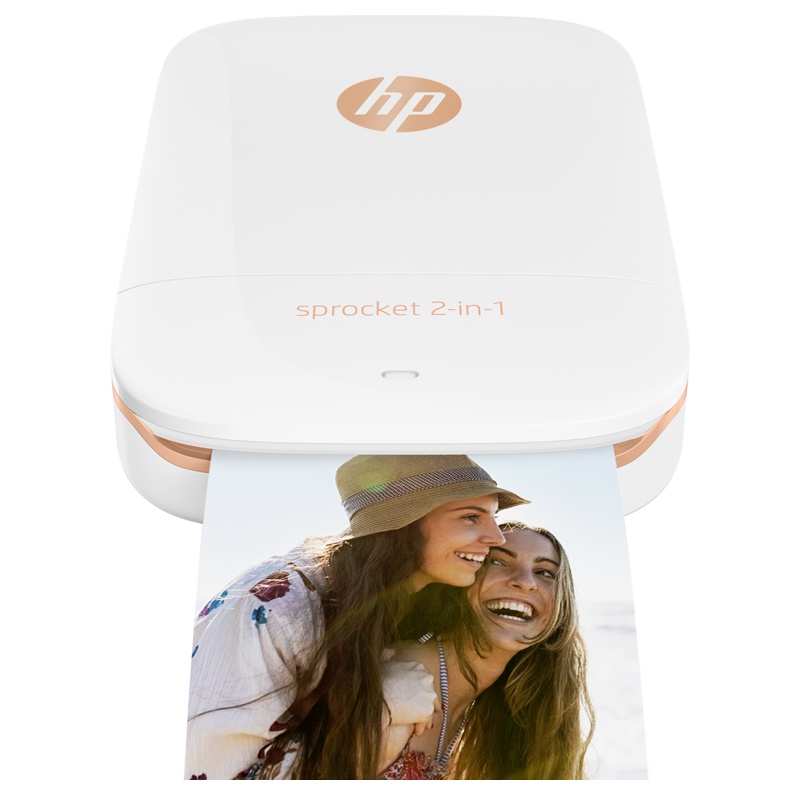 惠普(HP) 小印 Sprocket 100 白色手机照片热敏打印机惠普打印机(无墨打印 蓝牙连接) 学生打印作业打印