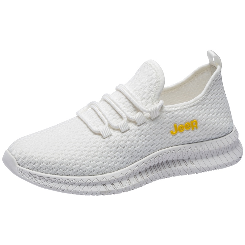 JEEP/吉普2019新款男鞋夏季薄款透气网面潮流运动休闲鞋简约网面旅游潮鞋