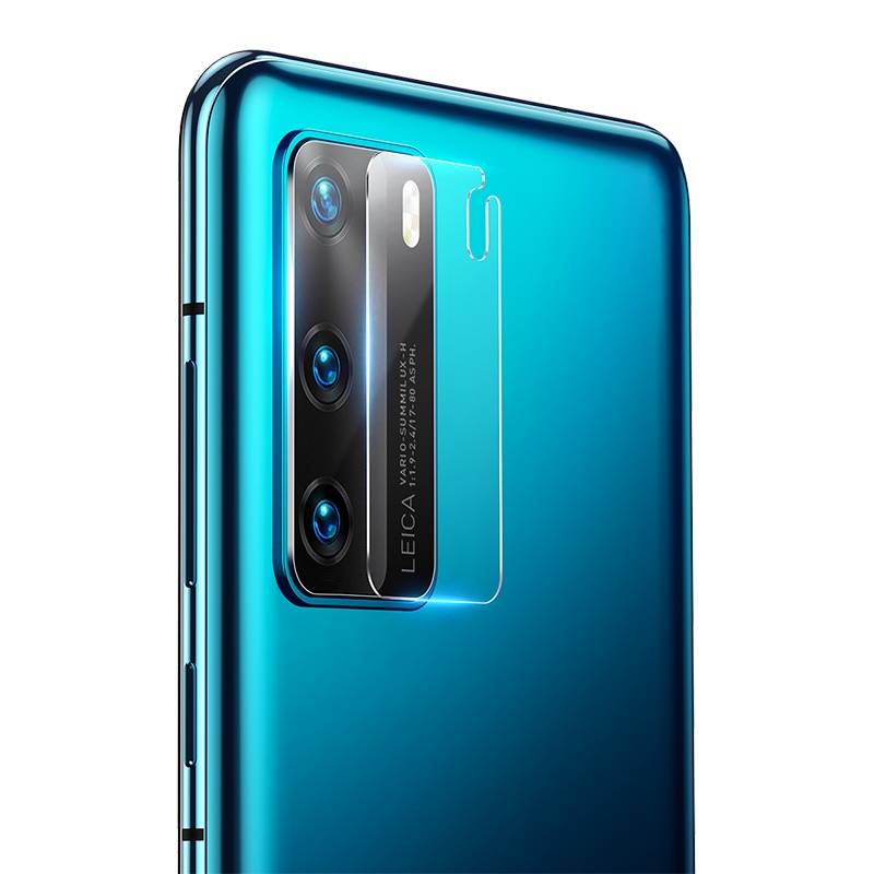 倍思华为p40镜头膜手机镜头华为钢化膜水凝保护膜40保护圈后摄像头膜保护背贴膜(两片装)SGHWP40-JT02