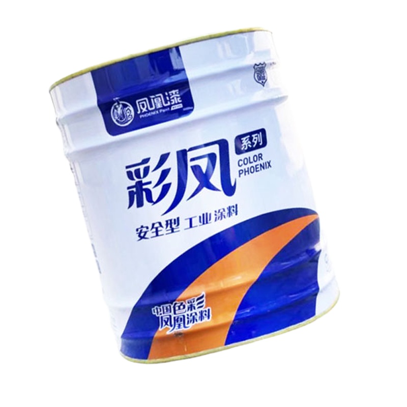 凤凰漆 安全型醇酸防腐涂料[中黄 13kg]醇酸调和漆防锈漆 钢结构木材栏杆船舶门窗彩钢瓦设备工程金属油漆