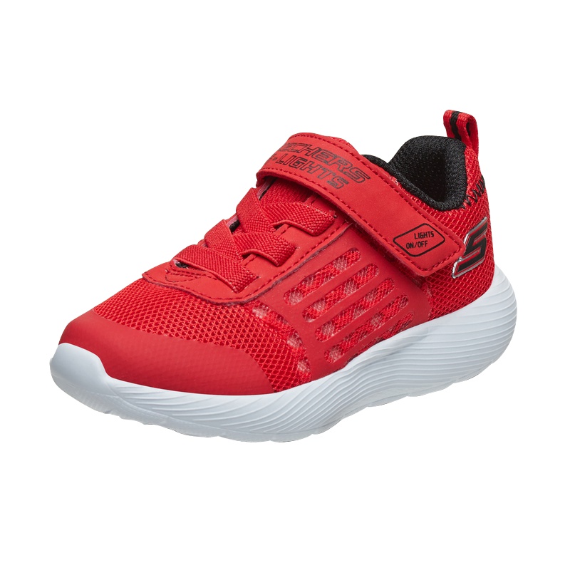 Skechers斯凯奇秋冬新款男小儿童鞋时尚闪灯鞋魔术贴运动鞋90740N