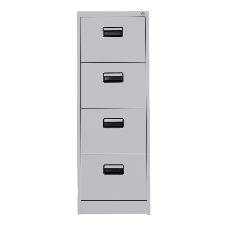 永格四斗卡箱文件柜铁皮柜办公储物资料柜挂快劳带锁带抽屉矮柜办公室文档柜