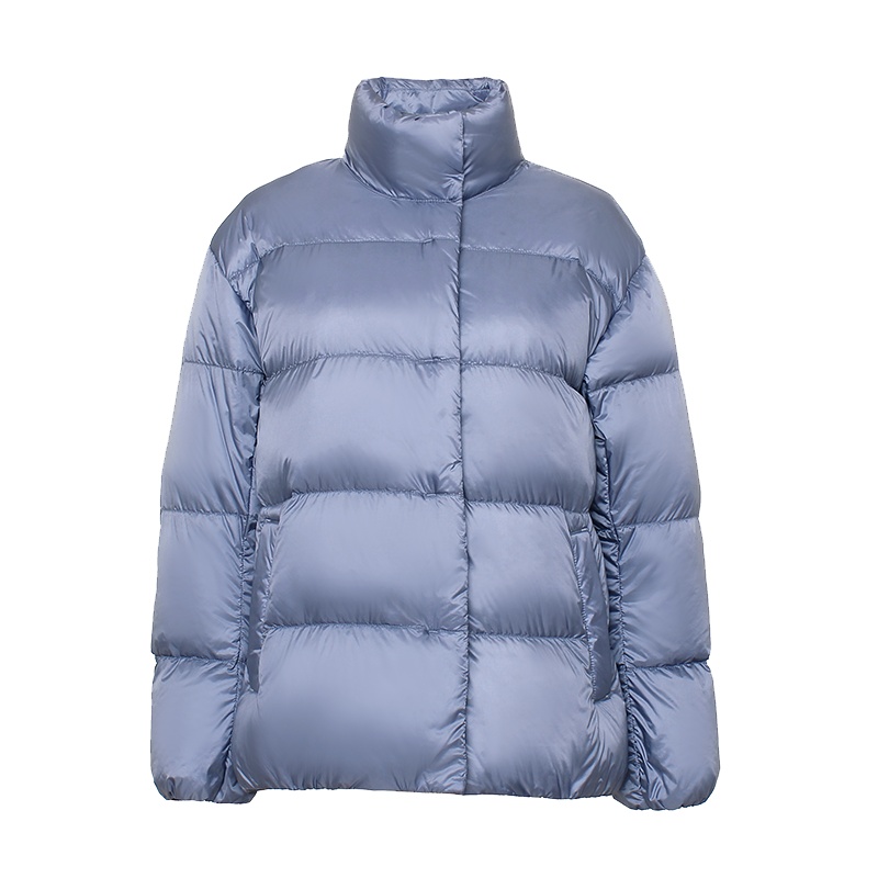 鸭鸭 90鸭绒女士羽绒服新款轻薄时尚立领纯色百搭