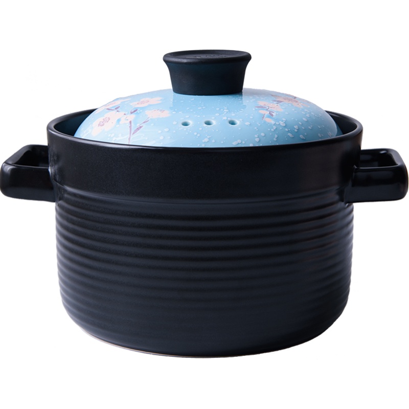 Arst/雅诚德 日式雪花釉陶瓷煲6L砂锅家用创意大容量养生煲汤炖煮煲仔饭明火耐高温