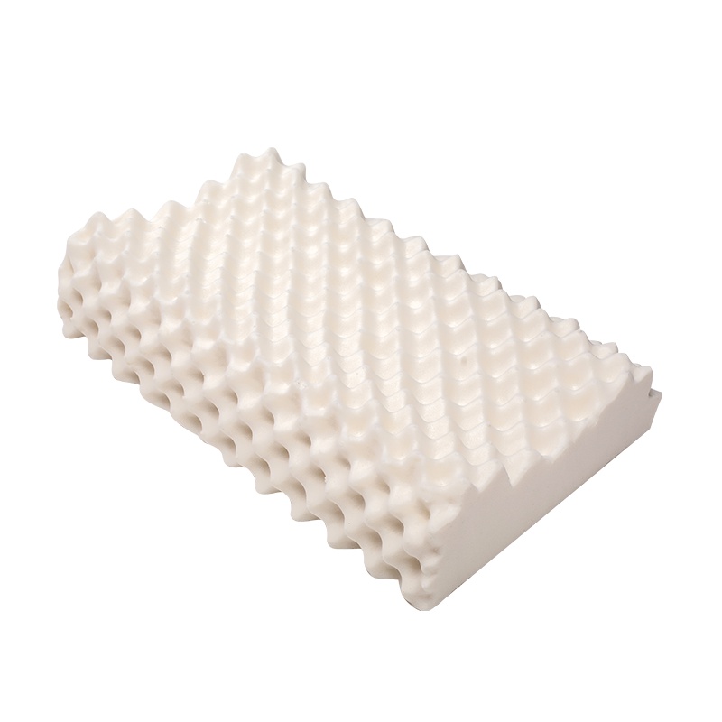 【添然Tirou】乳胶枕泰国进口天然乳胶枕92%天然乳胶含量 透气护颈椎 高回弹力枕头 护颈枕 KM012（无彩盒）