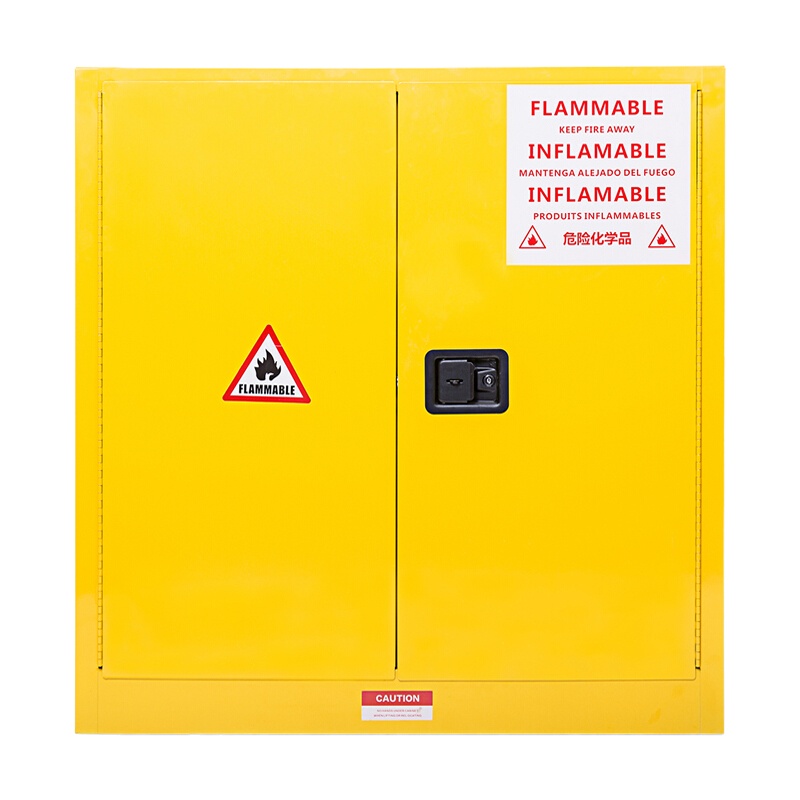 合讯工具库 防火防爆柜 30加仑黄色(内部尺寸1000*370*968)