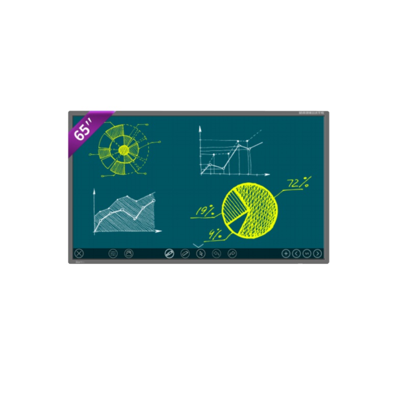 皓丽 65M2会议平板 65英寸电视智能触摸一体机电子白板远程视频无线传屏投影会议培训教学一体机(标准版)