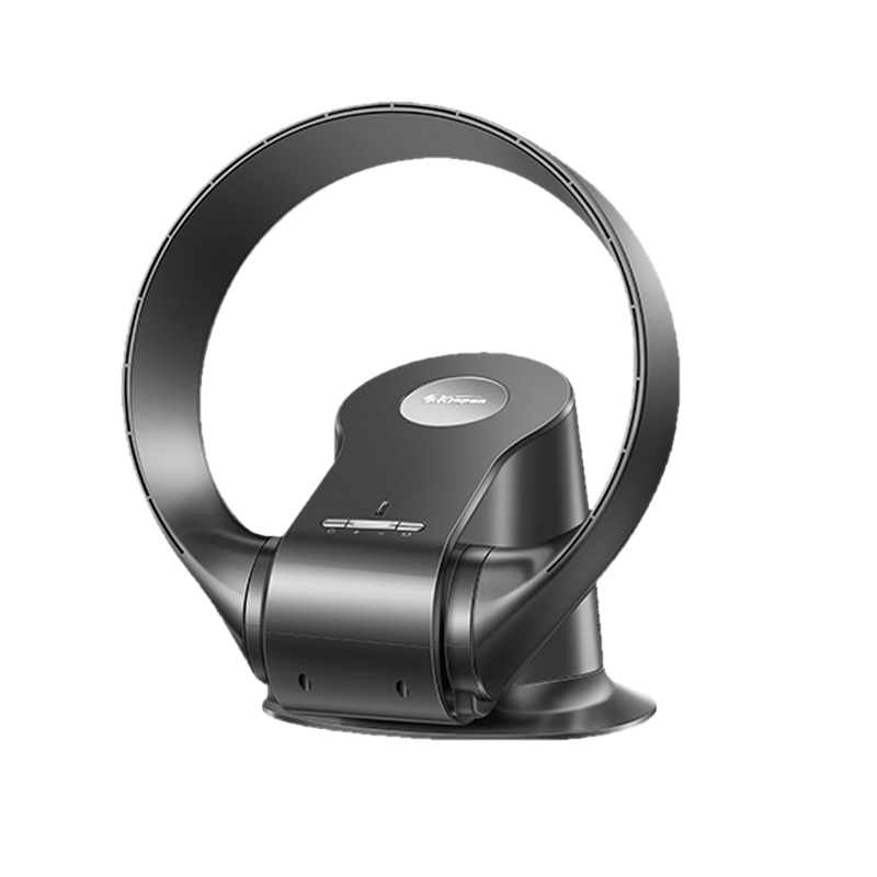 SK无叶风扇台壁两用家用无扇叶电风扇摇头遥控静音挂壁台式落地扇SKJ-CR309 钛灰色