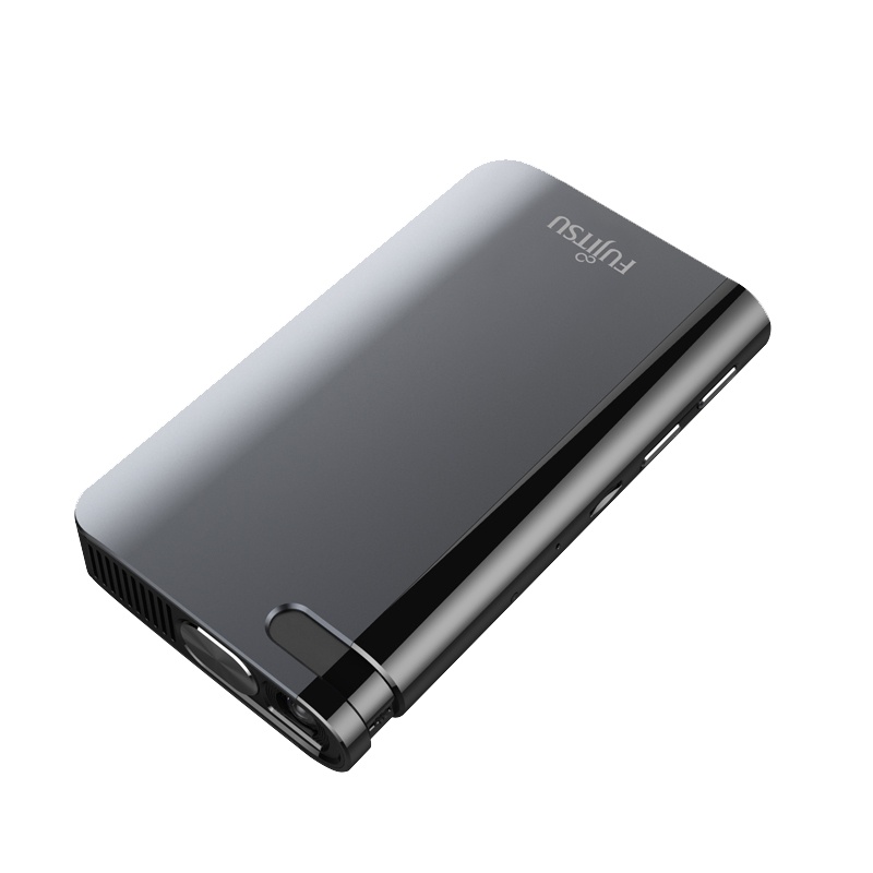富士通(FUJITSU) FA200投影仪家用小型wifi无线迷你家庭影院高清1080P苹果安卓手机投屏掌上投影机微型便携无屏电视 黑色