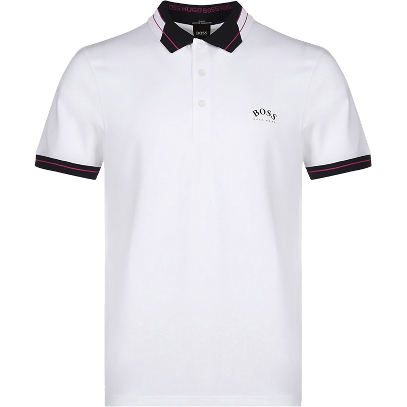 HUGO BOSS 雨果博斯 男士 棉/混纺修身版短袖POLO衫 50430810