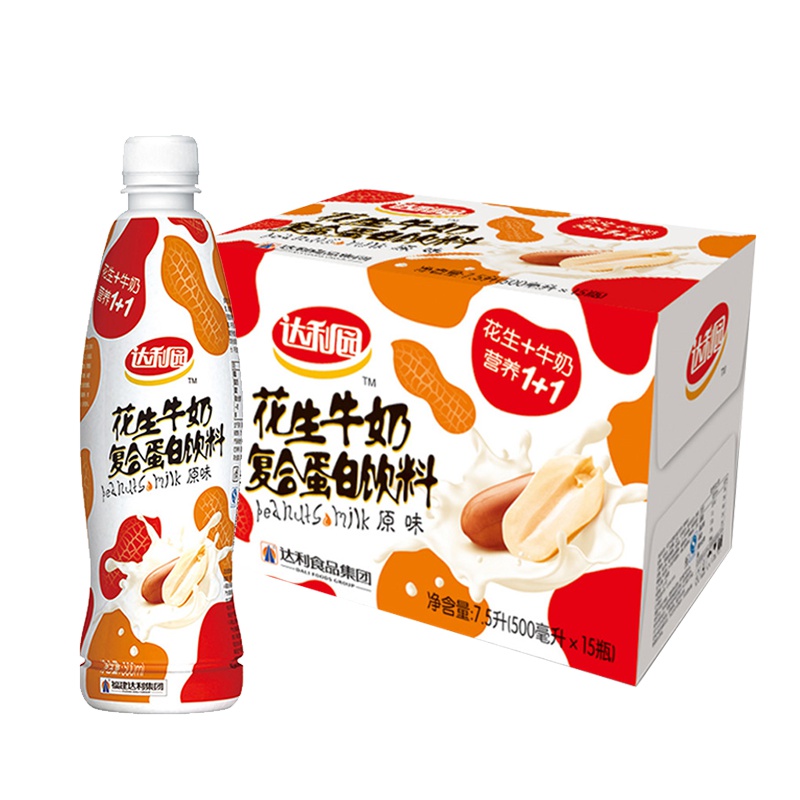 达利园花生牛奶原味500ml*15 箱装
