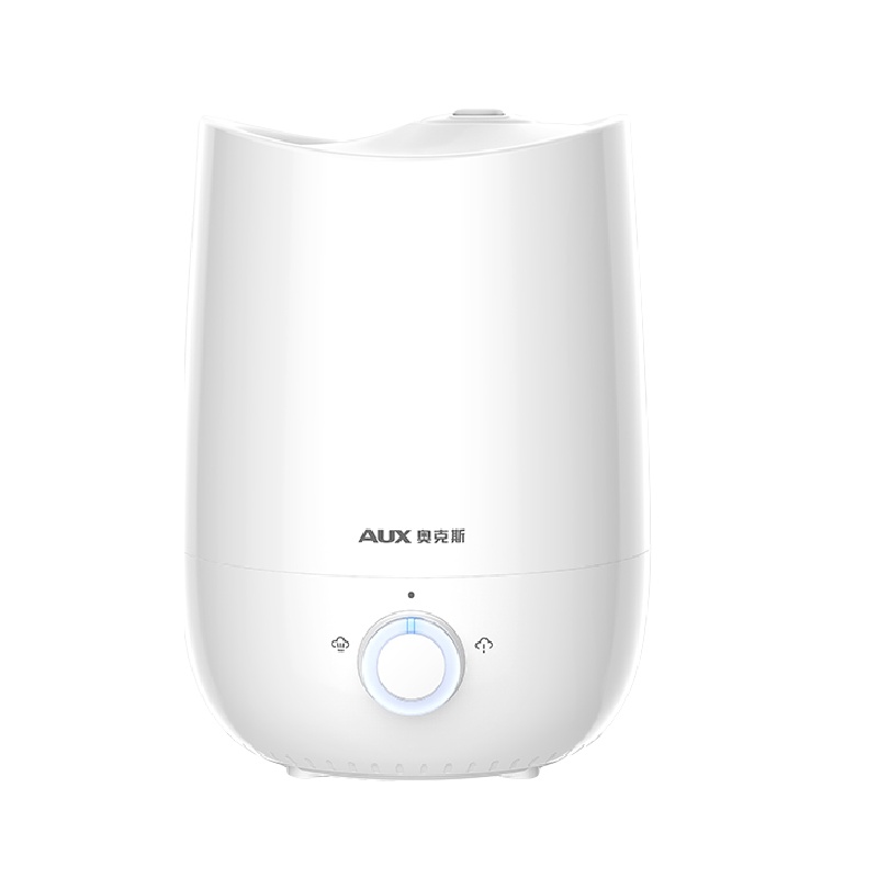 奥克斯AUX加湿器4L家用卧室孕妇婴儿空气净化香薰大雾量雾化仪 盐白净化款