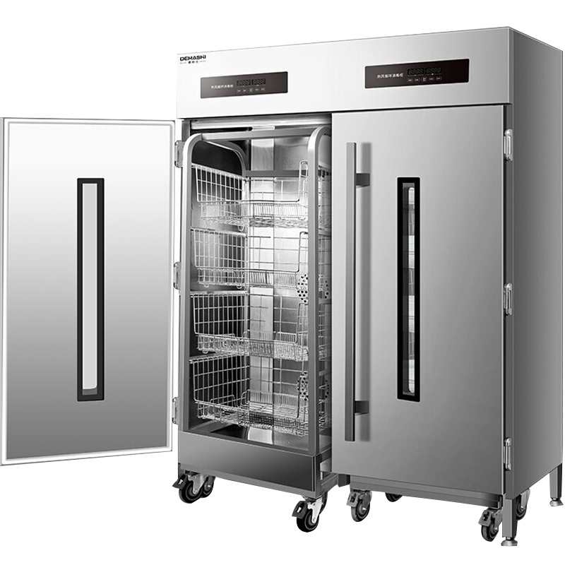 德玛仕(DEMASHI)消毒柜热风循环 商用立式高温双开门 厨房餐厅食堂专用大容量 不锈钢消毒碗柜XDR1000-F1A