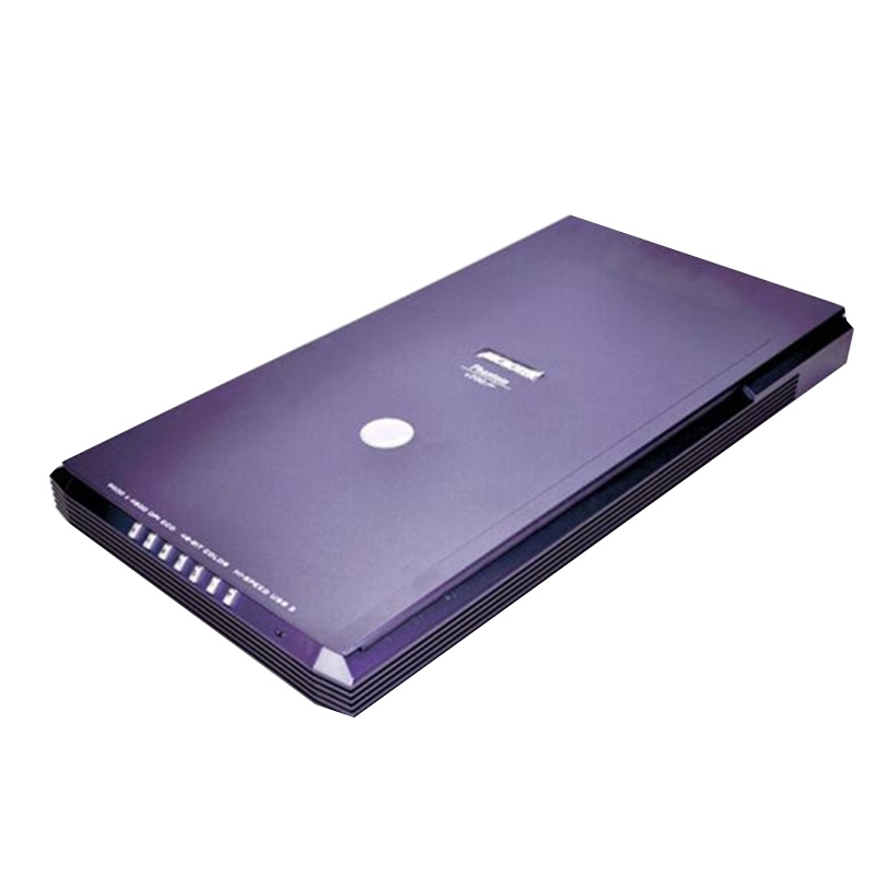 中晶(MICROTEK)Phantom v700 Plus平板式家用办公轻薄A4高清照片文档扫描仪 平板式扫描仪 紫色