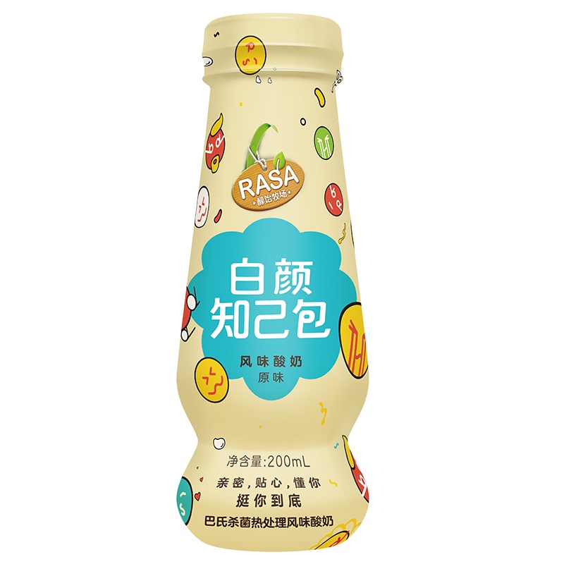RASA醇饴牧场苹果凤梨甜瓜口味风味酸奶180ml*6