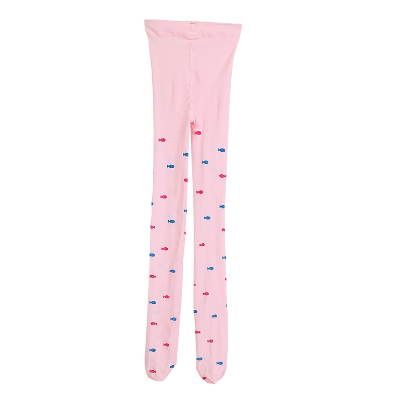 红豆居家(Hodohome)女童打底连裤袜春夏女孩粉色长筒丝袜中大童薄款舞蹈袜