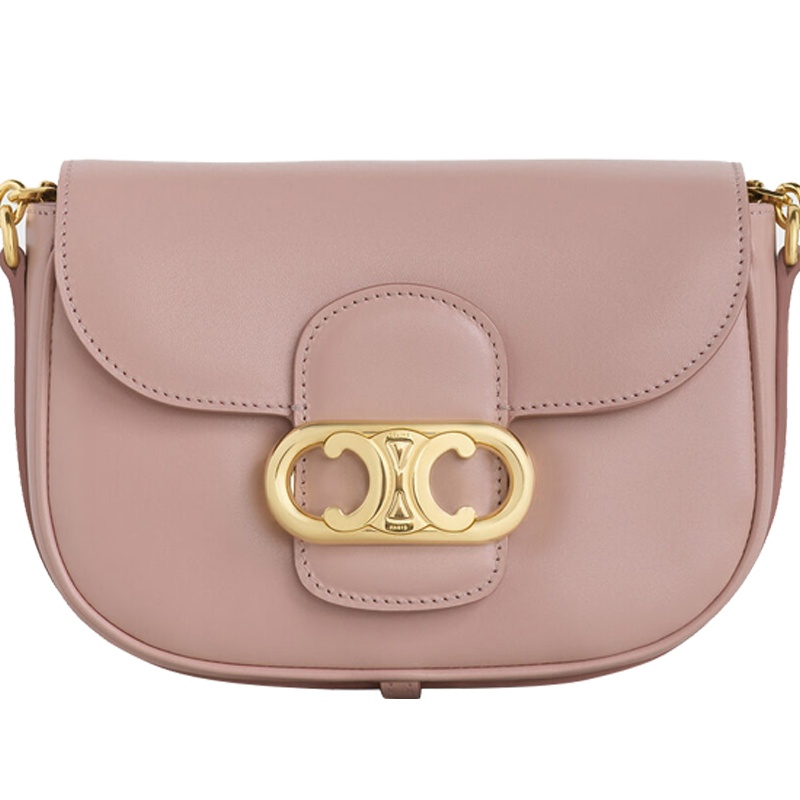 【预定】CELINE/思琳 MAILLON TRIOMPHE 小号亮泽小牛皮链条手袋 19174