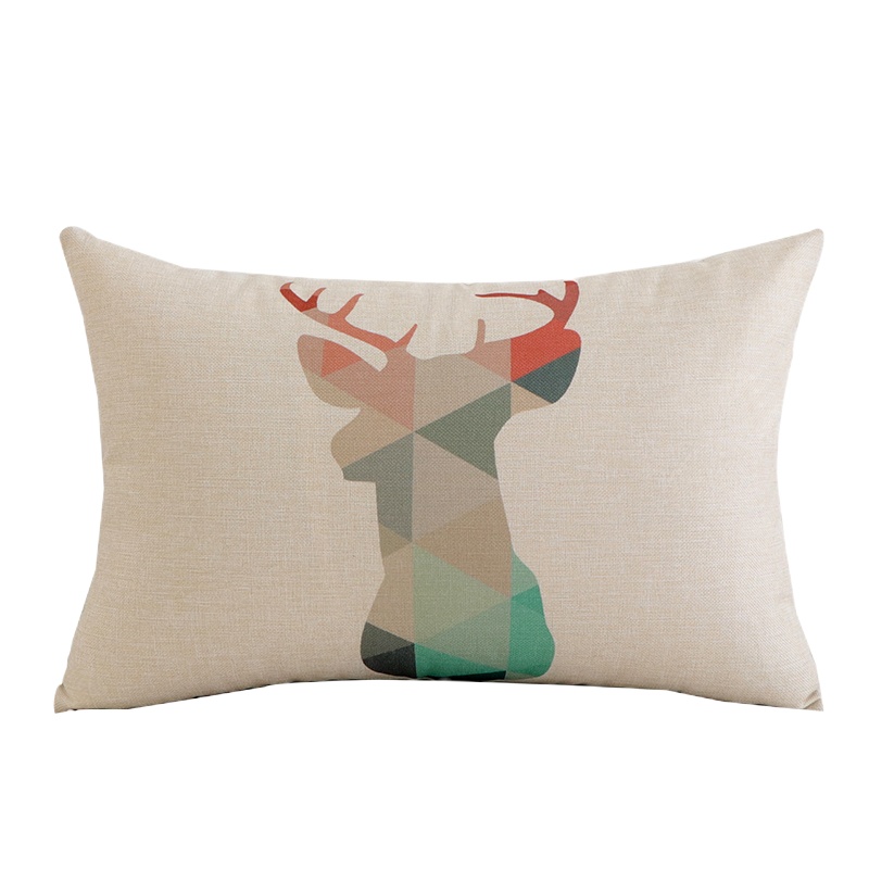 敬平大号抱枕腰枕汽车办公室座椅子沙发护腰靠枕长形抱枕靠垫背含芯套 XBO-005 30X50cm(优质/含芯) 平