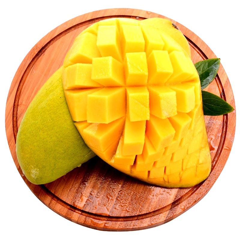 买5斤送5斤小果(带箱9-10斤) 越南芒果玉芒青芒果新鲜水果大芒果当季大青芒甜心芒非凯特芒甘鲜生