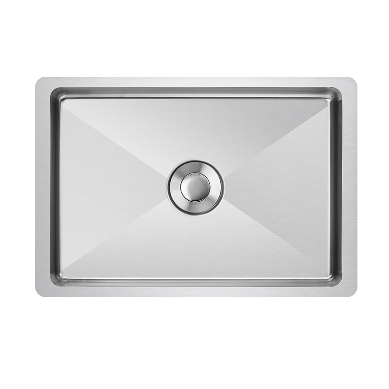 科恩纳石英石水槽单槽厨房菜盆洗菜池搭配304不锈钢盆中盆