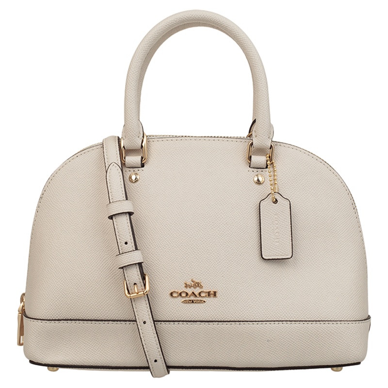 Coach 蔻驰 新款女士小号皮质白色贝壳单肩包 F27591IMCHK