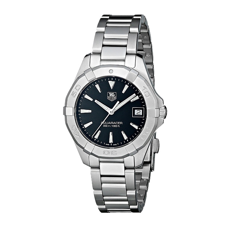泰格豪雅(TAG Heuer)瑞士手表 竞潜系列钢带石英女士手表WAY1310.BA0915