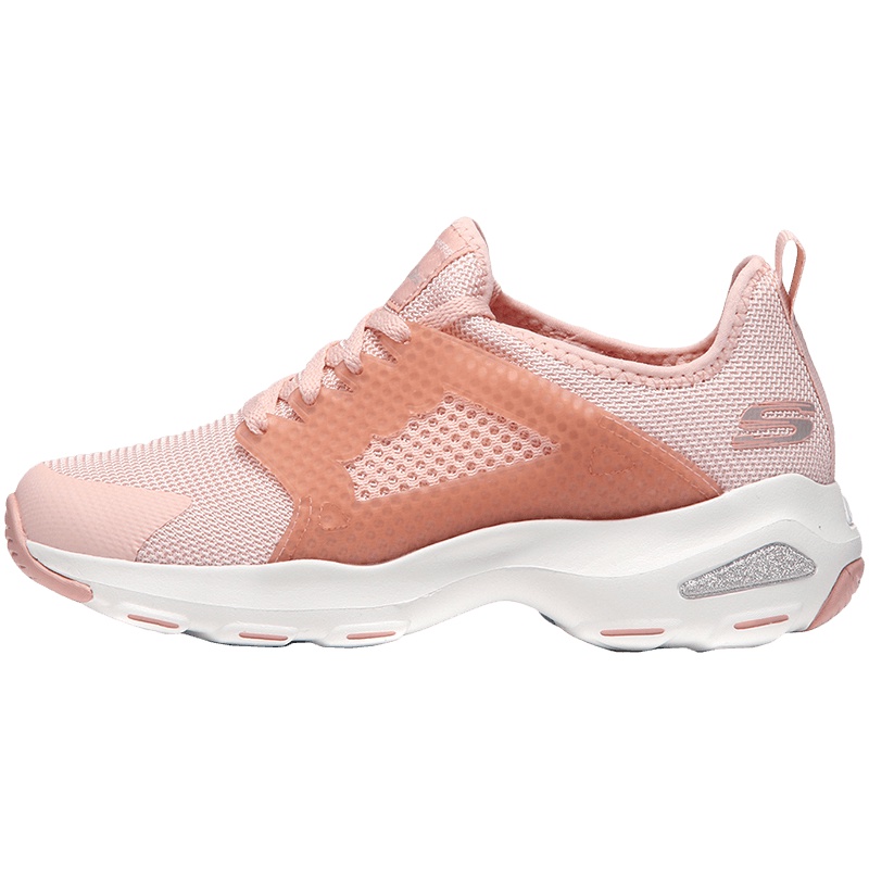 Skechers斯凯奇女休闲鞋D‘lites网面透气熊猫鞋12861. 12861/BKW黑色+白色