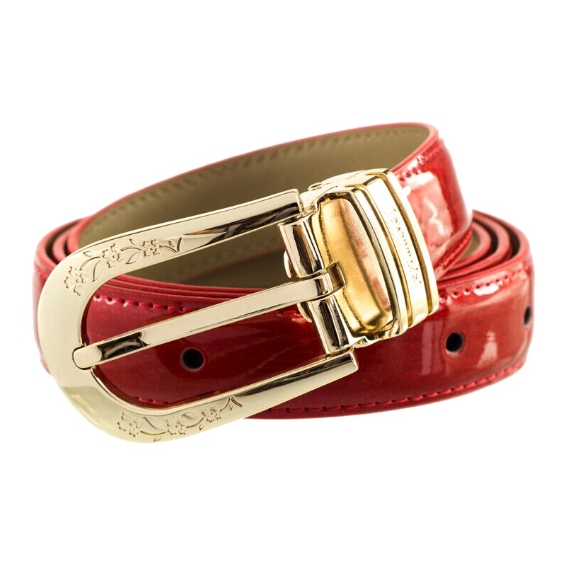 七匹狼（septwolves）牛皮女士针扣牛皮时尚百搭休闲裤带本命年 7A1205500