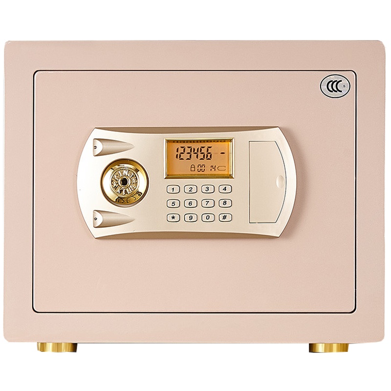 杰宝大王(Jiebao.King)D30L电子密码保险箱3C认证 高31.5cm 办公家用防盗合同资料保险柜