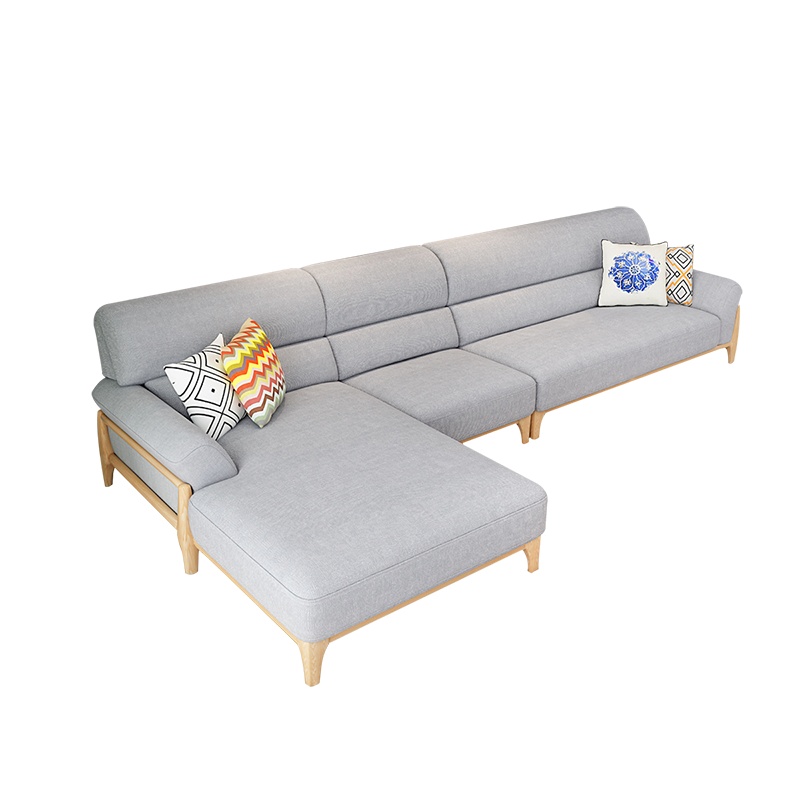 掌上明珠 布艺沙发简约现代客厅可拆洗大小户型转角组合轻奢现代经济型客厅家具SF-760