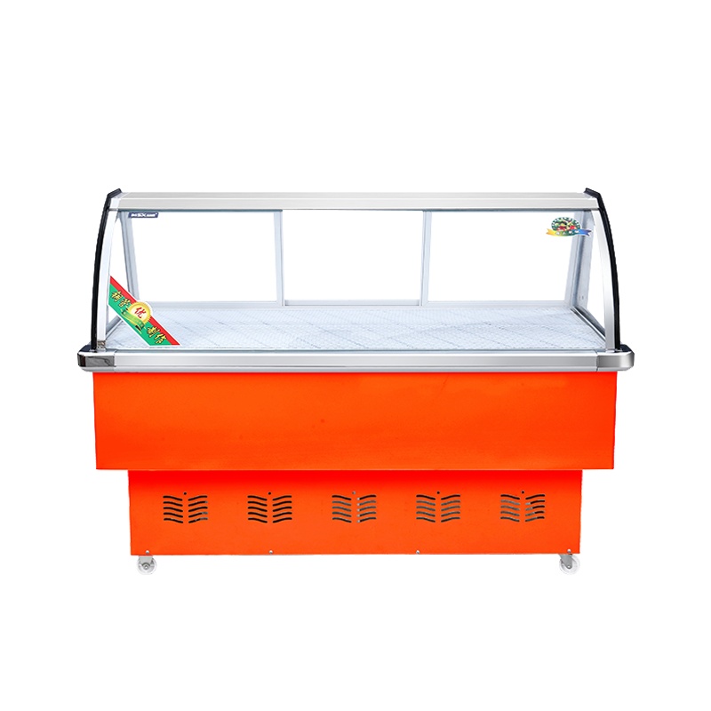 研之博(YANZBO)商用鲜肉敞口展示柜蔬菜超市肉店牛羊猪肉卧式冷藏柜保鲜风冷直冷凉菜圆弧展示柜圆弧展示柜直冷1.5