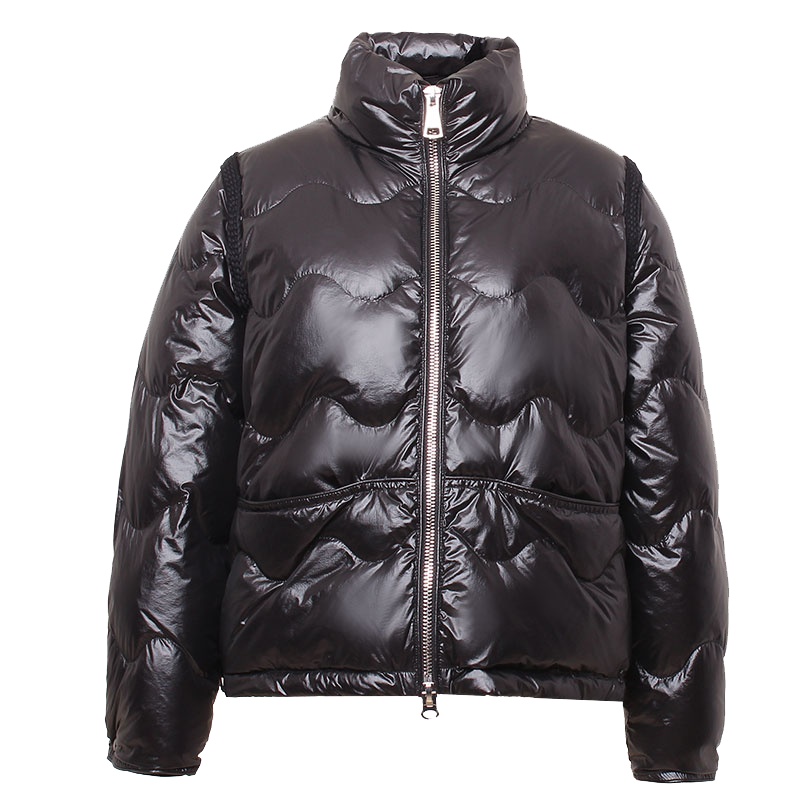 鸭鸭 90鸭绒女士羽绒服新款轻薄立领百搭纯色时尚短款外套