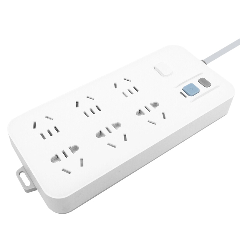 公牛 多功能组合转换器 GN-705 10A 5m 带一开关 6位X30孔 带漏电保护器