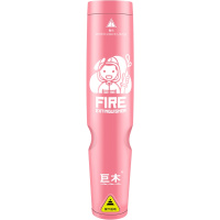 巨木 气溶胶灭火器车载便携式纳米粒子气溶胶灭火剂汽车用家用灭火瓶消防器材 粉色[-30℃~70℃]