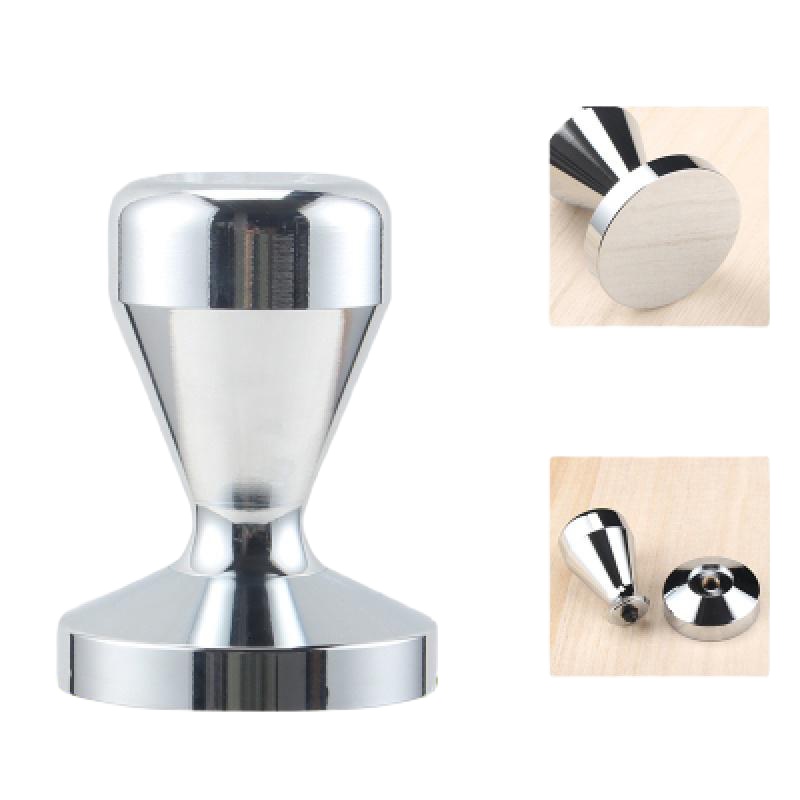 粉锤51/58mm木柄咖啡器具配套不锈钢实心压粉锤 咖啡布粉器 封后 不锈钢49mm压粉器