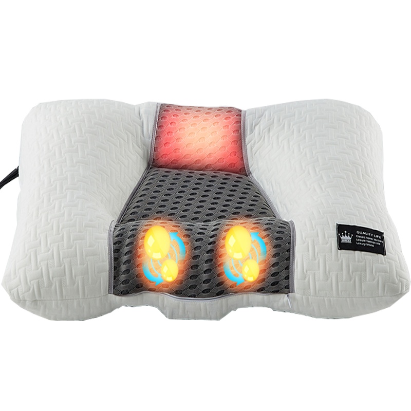 北极绒/Bejirog多功能肩颈椎按摩器可调节颈部背部腰部颈肩脖子全身电动仪家用枕头神器