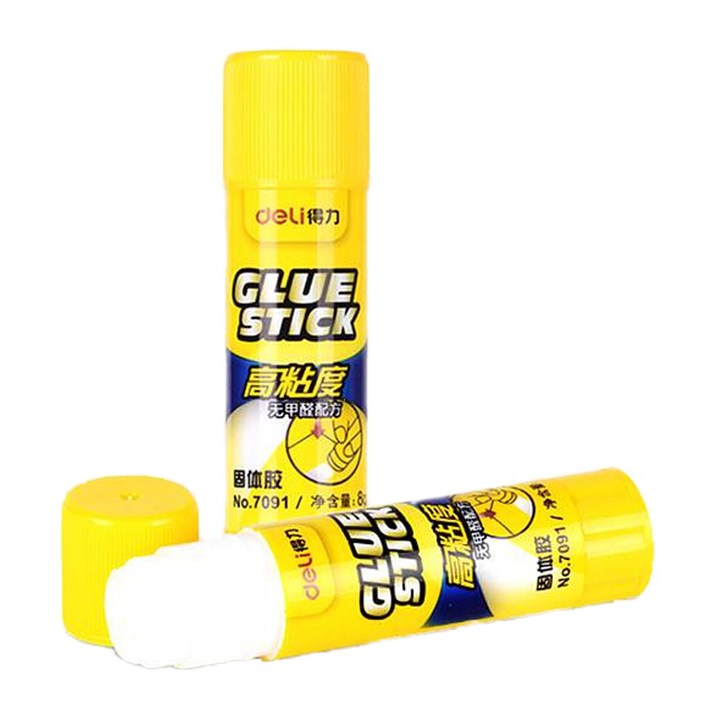 [精选]得力(deli)7091固体胶(白) 24只/盒--(3盒价格)